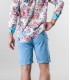 TEXAS - Slim fit  Chino Bermudas, ocean blue