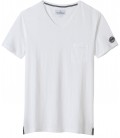 NECK - Cotton v-neck white