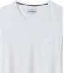 NECK - Cotton v-neck white