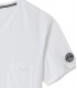 NECK - Cotton v-neck white