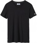 NECK - Cotton v-neck black