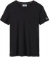 NECK - Tee-shirt col V en coton, noir