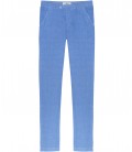 DYLAN - Ocean blue casual linen trouser