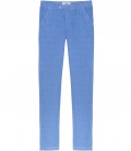 DYLAN - Pantalon en lin decontracté bleu océan