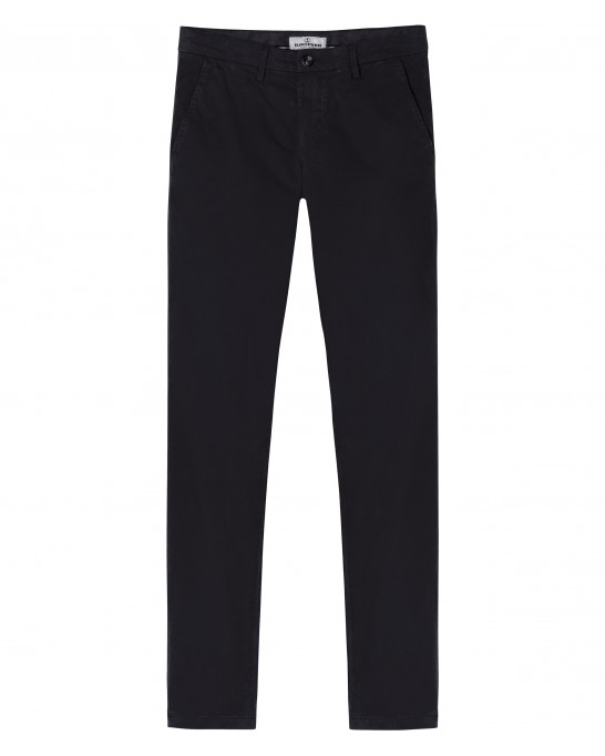 FLASH - Pantalon chino slim, noir