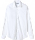 VARDY - Casual white cotton voile shirt