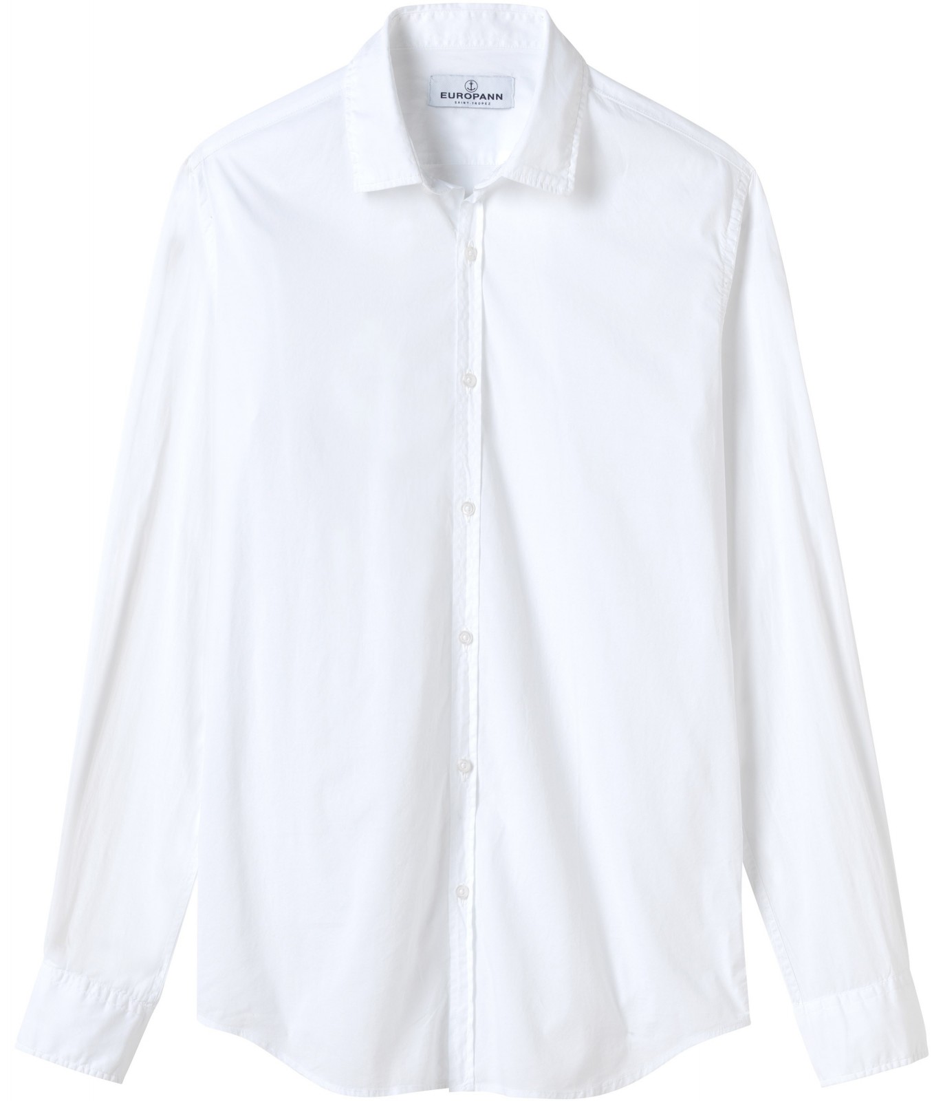 Plain white color long sleeves shirt for men | Quality brand Europann