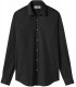 VARDY - Casual cotton-voile shirt, black