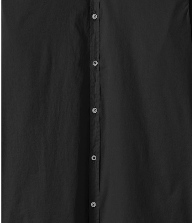 VARDY - Casual cotton-voile shirt, black