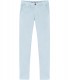 FLASH - Pantalon chino slim, ciel