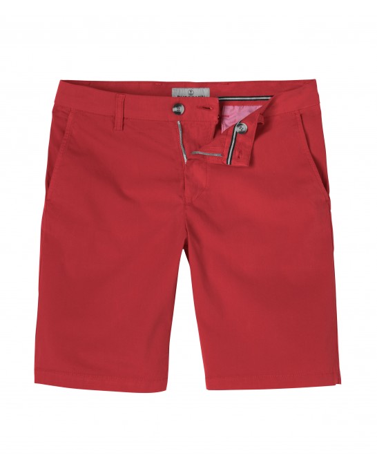 TEXAS - Slim fit Chino Bermudas, red 