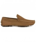 MONZA - Cognac nubuck loafers