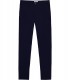 FLASH - Slim fit cotton chinos trousers, navy