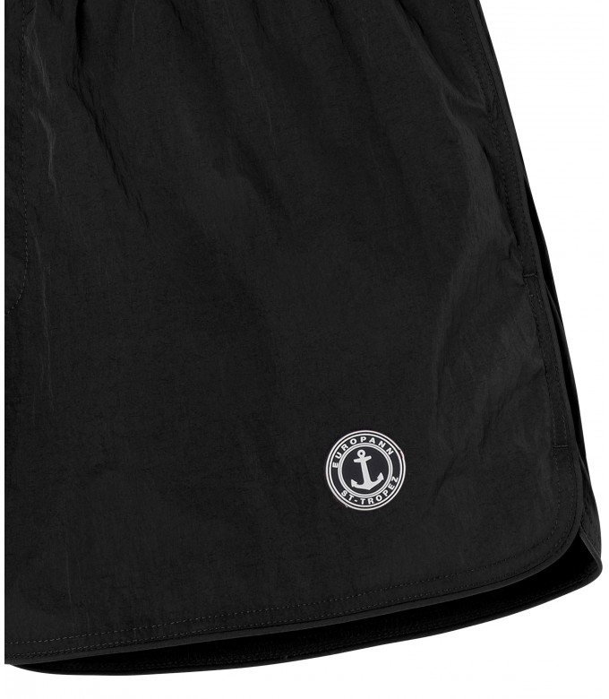 ABILIO - Black plain swim shorts