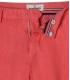 COLORADO - Casual red linen bermuda