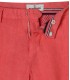 COLORADO - Casual linen Bermuda shorts, red