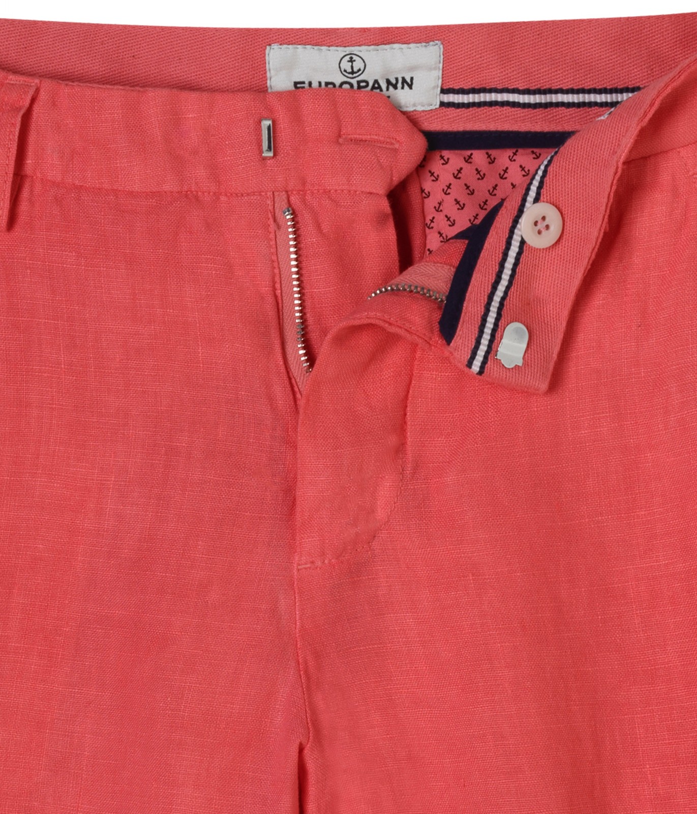 Casual linen bermudas for mens with regular fit