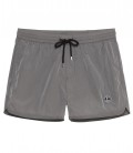 ABILIO - Short de bain uni gris