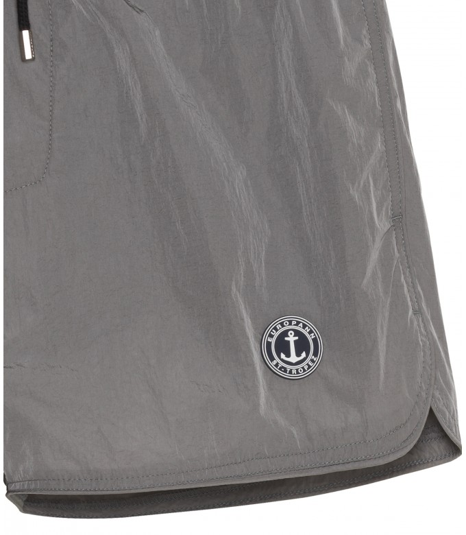 ABILIO - Plain grey swim shorts