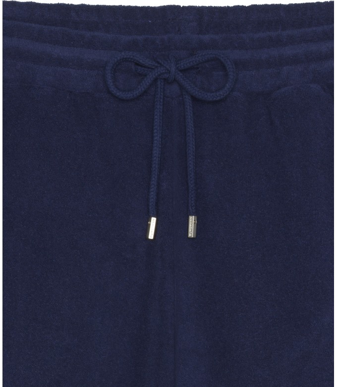 NAVY BLUE SPONGE JOGGING SHORTS NOAH