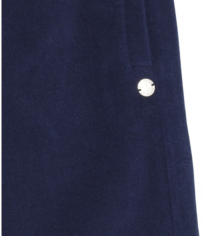 NAVY BLUE SPONGE JOGGING SHORTS NOAH