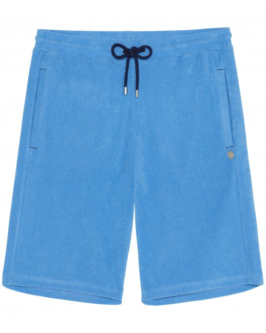 OCEAN BLUE SPONGE JOGGING SHORTS NOAH