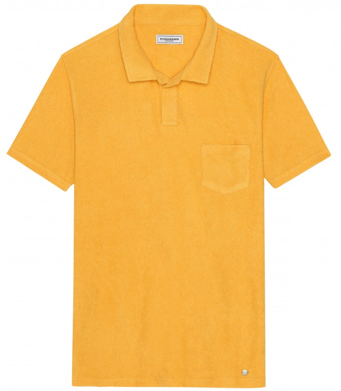 TOWELLING POLO MITCH YELLOW