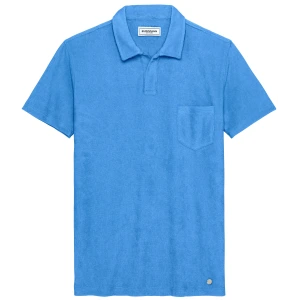 TOWELLING POLO MITCH OCEAN BLUE