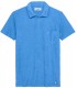 TOWELLING POLO MITCH OCEAN BLUE