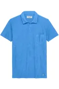 TOWELLING POLO MITCH OCEAN BLUE