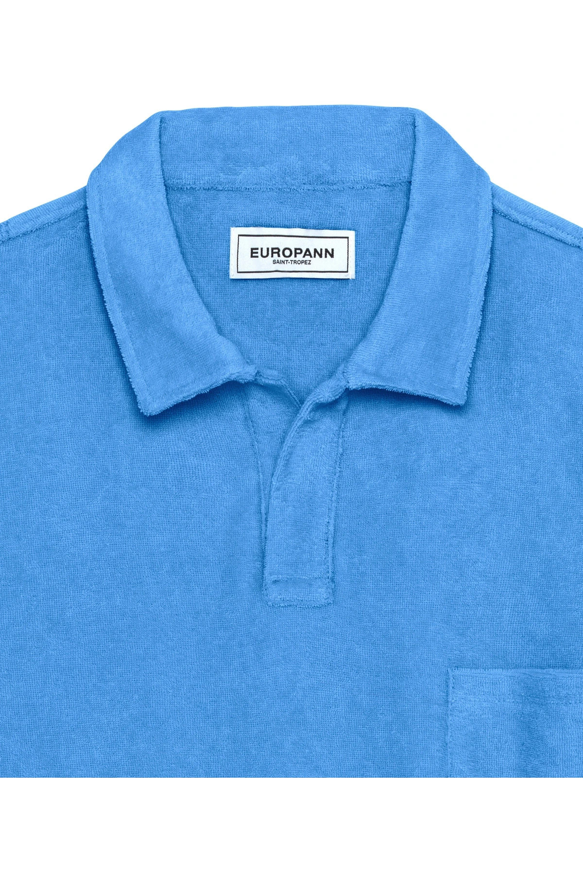 POLO TISSU EPONGE MITCH BLEU OCEAN