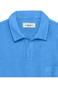 POLO TISSU EPONGE MITCH BLEU OCEAN