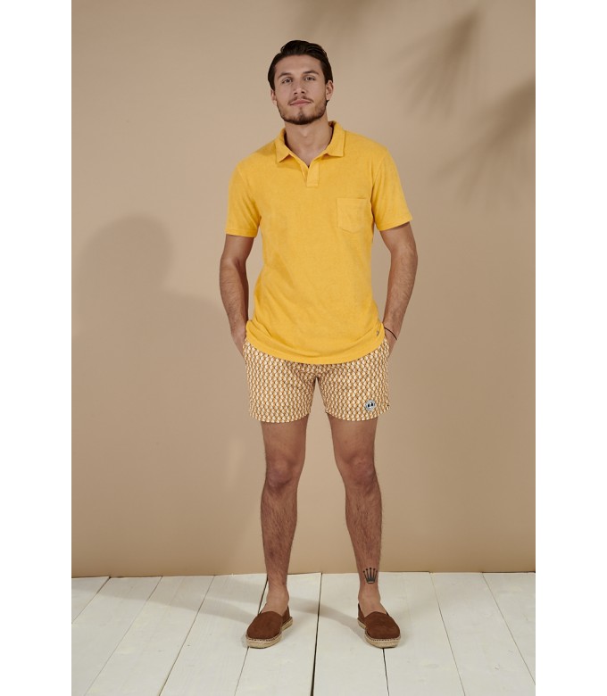 POLO TISSU EPONGE MITCH JAUNE