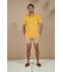 TOWELLING POLO MITCH YELLOW