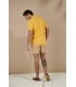 TOWELLING POLO MITCH YELLOW