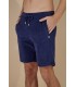 NAVY BLUE SPONGE JOGGING SHORTS NOAH