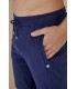 NAVY BLUE SPONGE JOGGING SHORTS NOAH