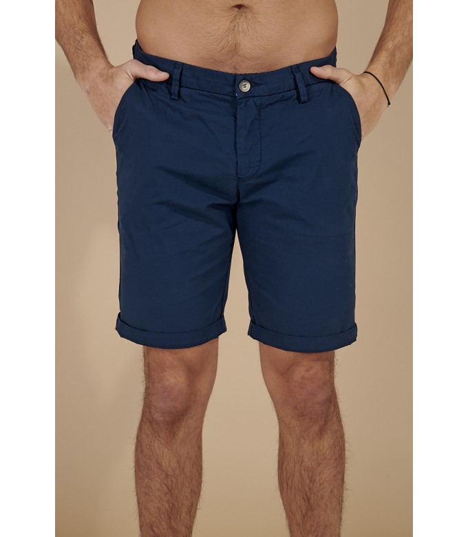 TEXAS - Slim fit  Chino Bermudas, ink blue