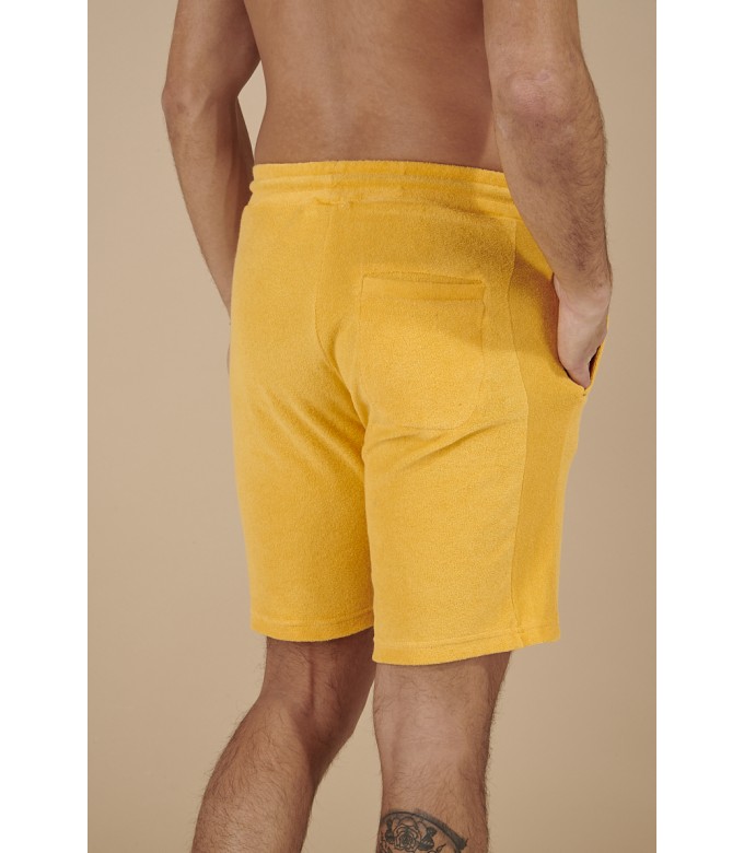 YELLOW SPONGE JOGGING SHORTS NOAH