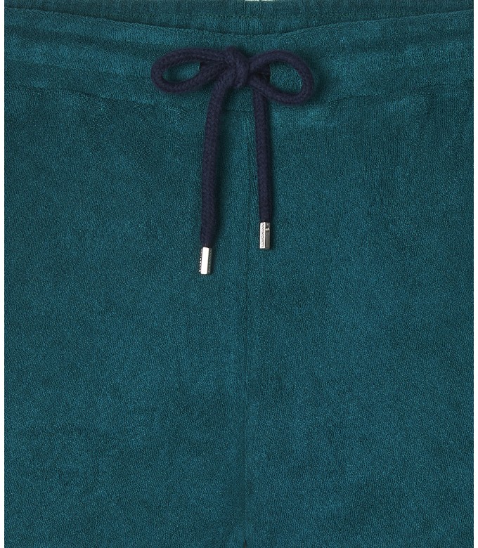 GREEN  SPONGE JOGGING SHORTS NOAH