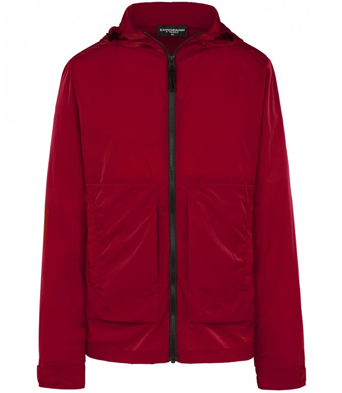 Red anorak long sleeves jacket for men | Quality brand Europann