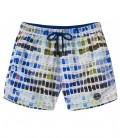 BORNEO - White pantone printed swimshort