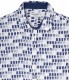 NAILS - Chemise lin imprimé peinture marine
