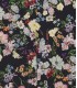 FLOWER - Chemise coton imprimé fleuri bleu marine