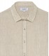 JONAS - Plain beige linen shirt