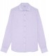 JONAS - Plain lila linen shirt