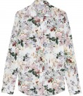 FLOWER - Chemise coton imprimé fleurie écru