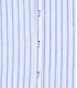 TENNIS - Chemise rayures lin blanc
