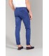 FLASH - Slim fit cotton chinos, ink blue