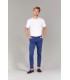 FLASH - Slim fit cotton chinos, ink blue